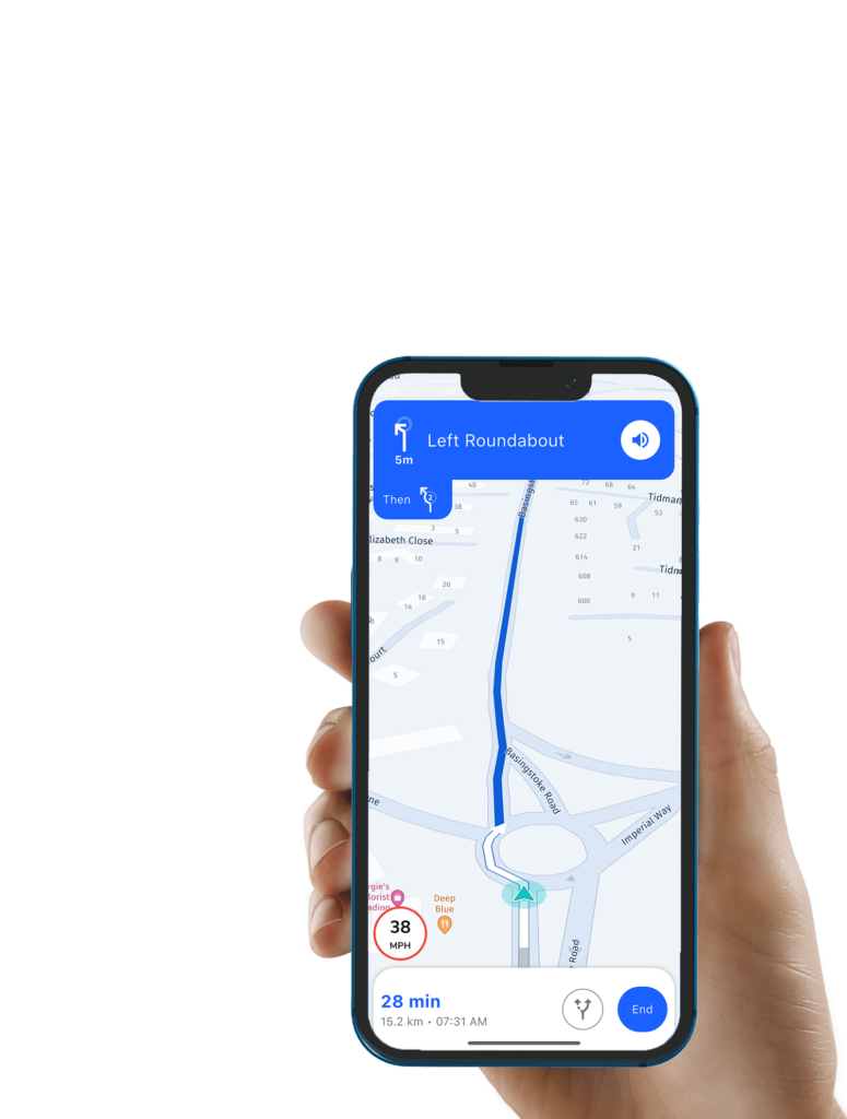 turn by turn navigation sat nav