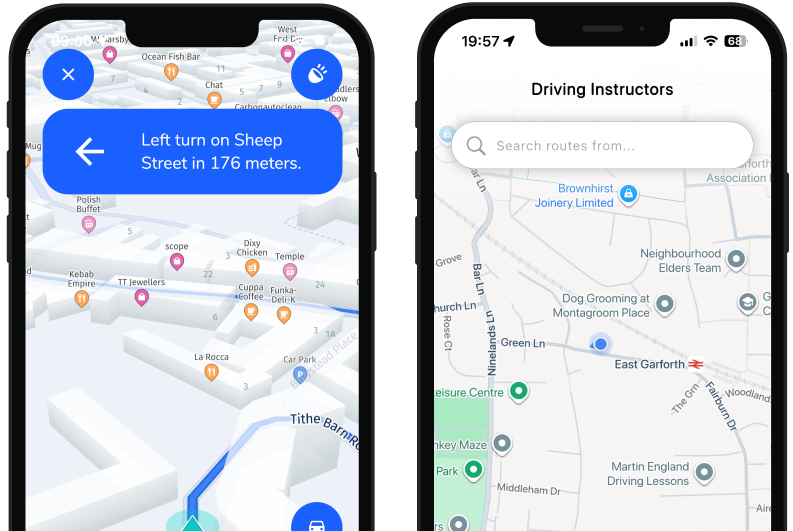 Driving Test Routes