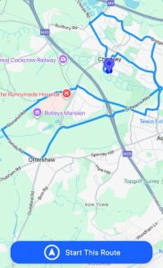 Chertsey Driving Test Routes