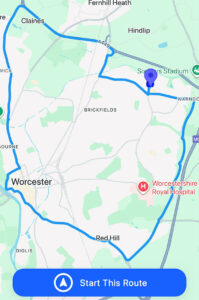 Driving Test Routes Worcester