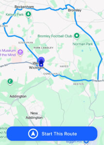 West Wickham Driving Test Routes