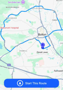 Bolton Driving Test Routes