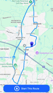 Coventry Driving Test Routes