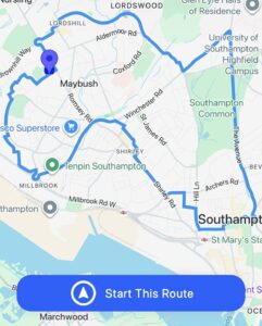 Southampton Driving Test Routes