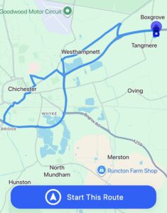 Chichester Driving Test Routes
