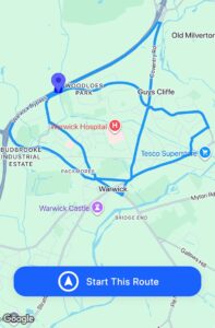 Warwick Driving Test Routes